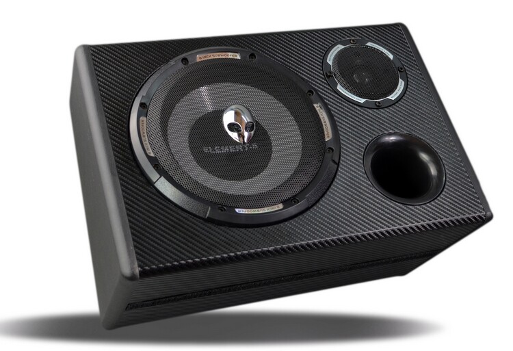 正品第五元素10寸车载低音炮汽车低音炮超薄有源音响音箱带功放