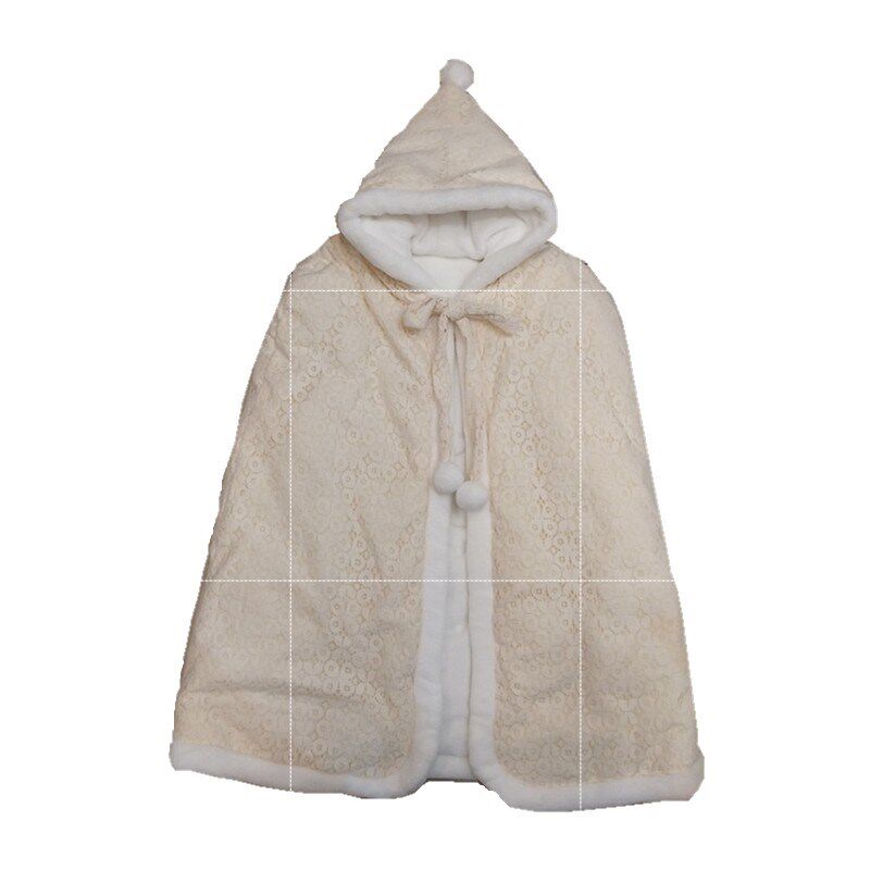 童泰婴儿披风加绒秋冬季加厚保暖暖宝宝外出防风披风