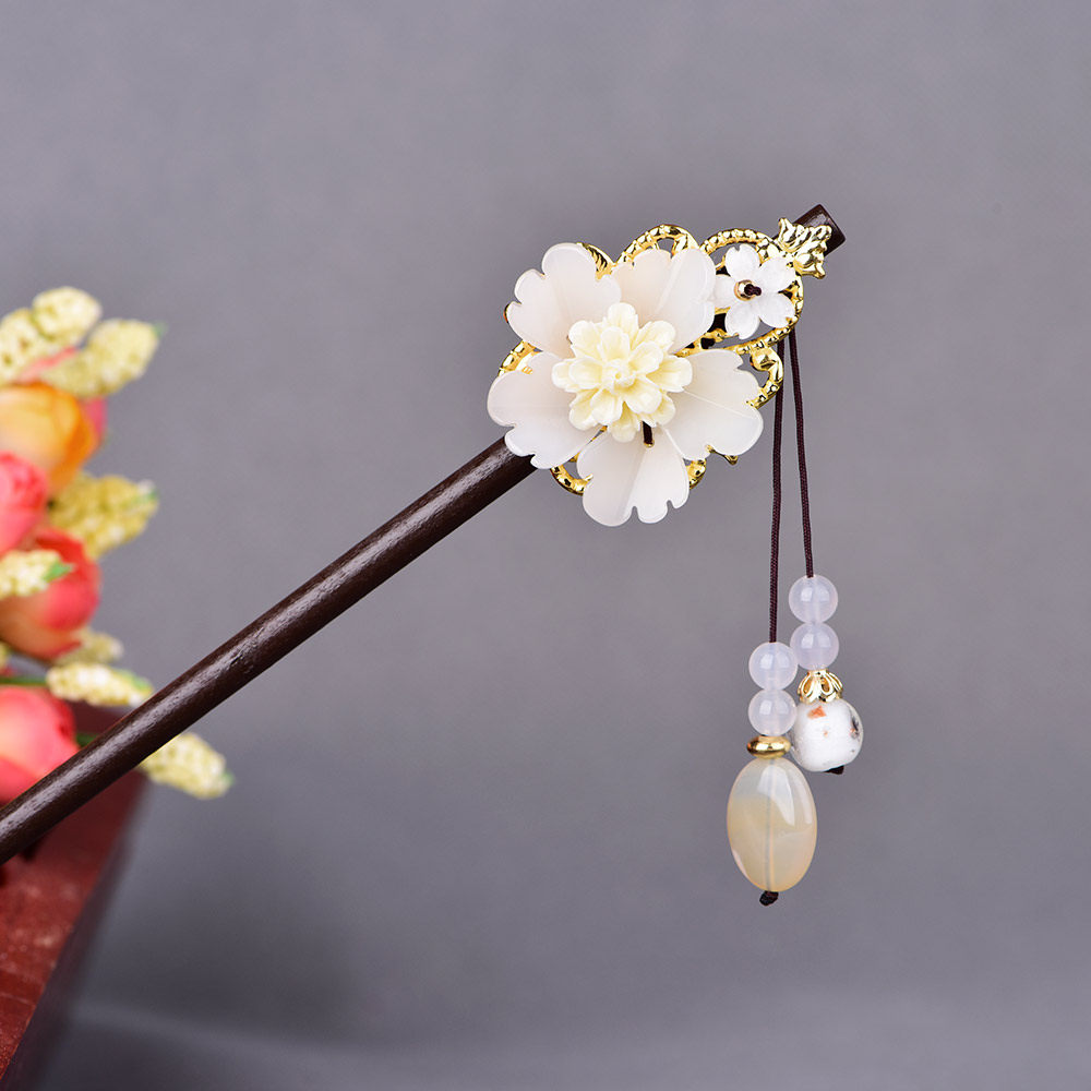 古装古代发簪宫廷盘发簪子发钗古风头饰女民族风饰品汉服配饰