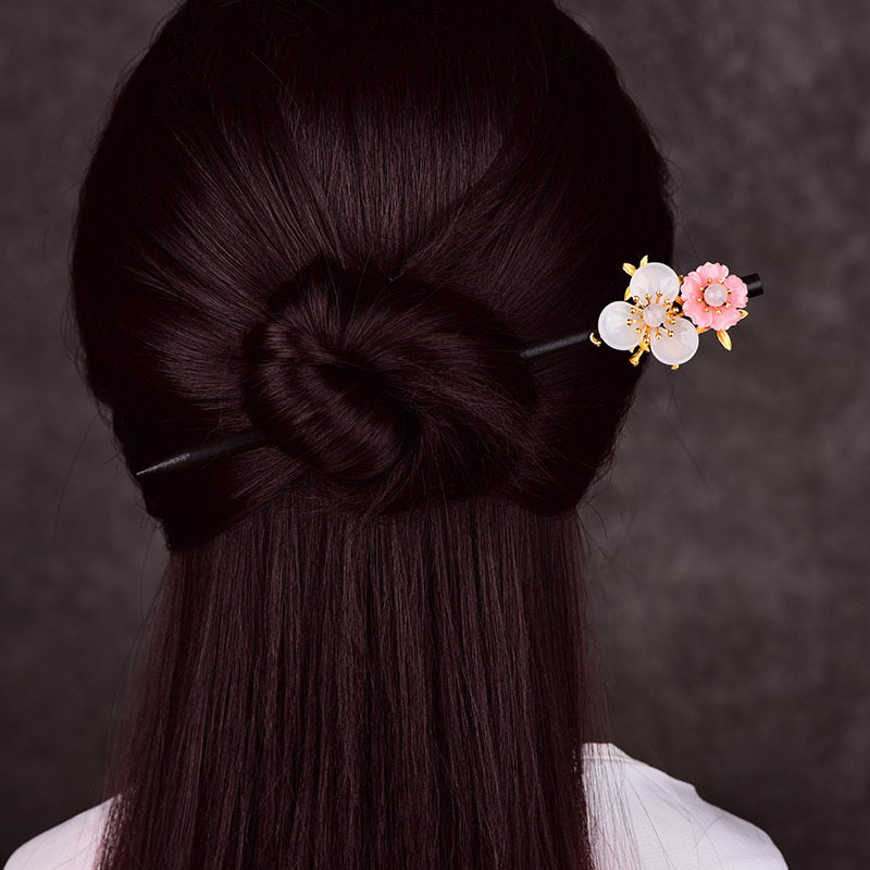 发簪现代简约日常盘发子女汉服古装配饰装饰品古风发饰