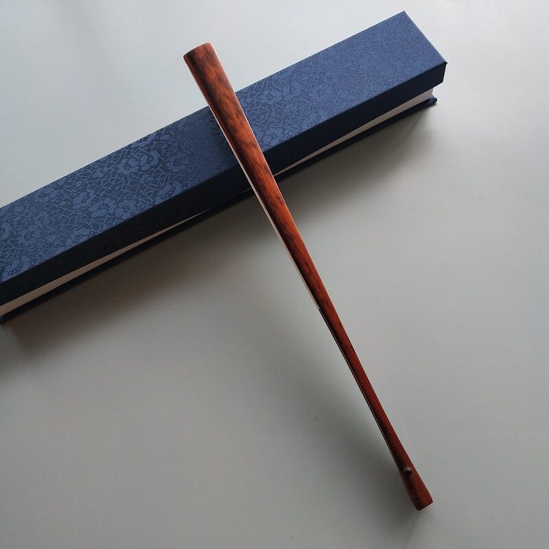 折扇9寸18方文玩蛇纹木全空白宣纸苏工纯手工扇子