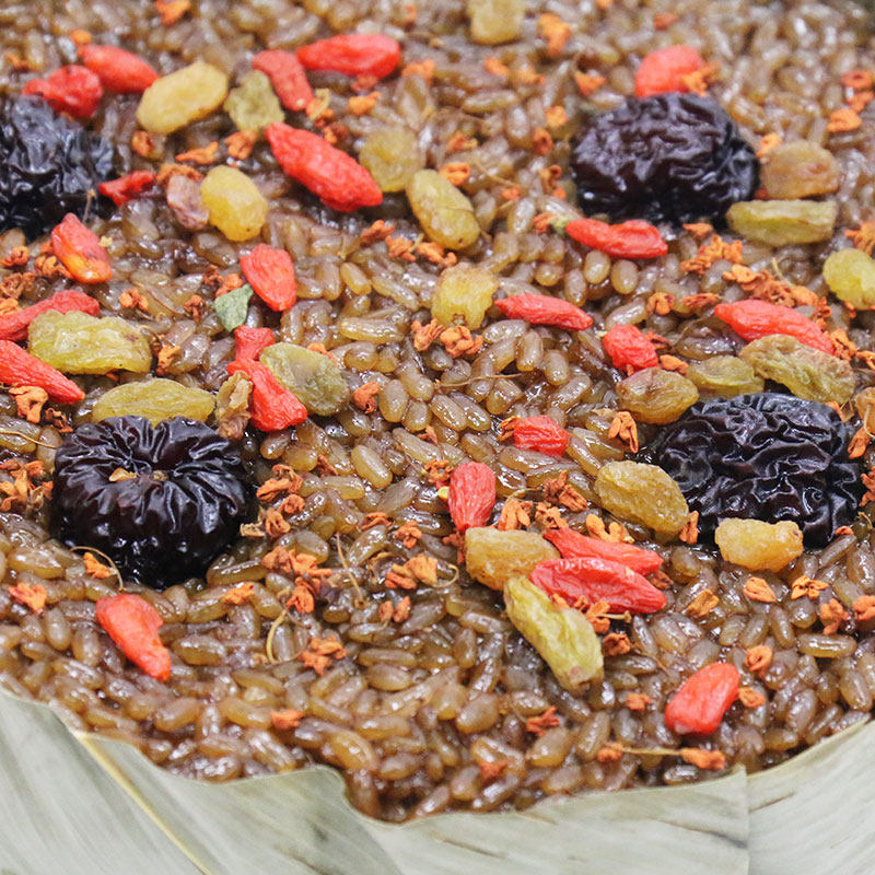 温州传统传统美美食小吃滋补酒饭芝麻夹心点心自热米饭