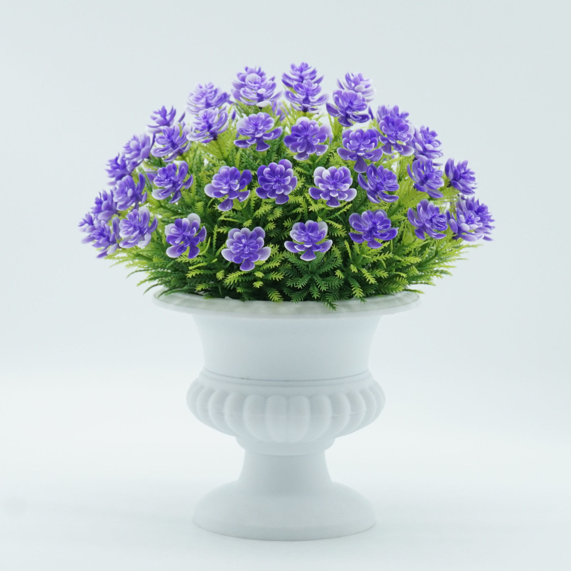 新款仿真花盆盆景塑料茶花餐桌茶几摆件家居仿真花