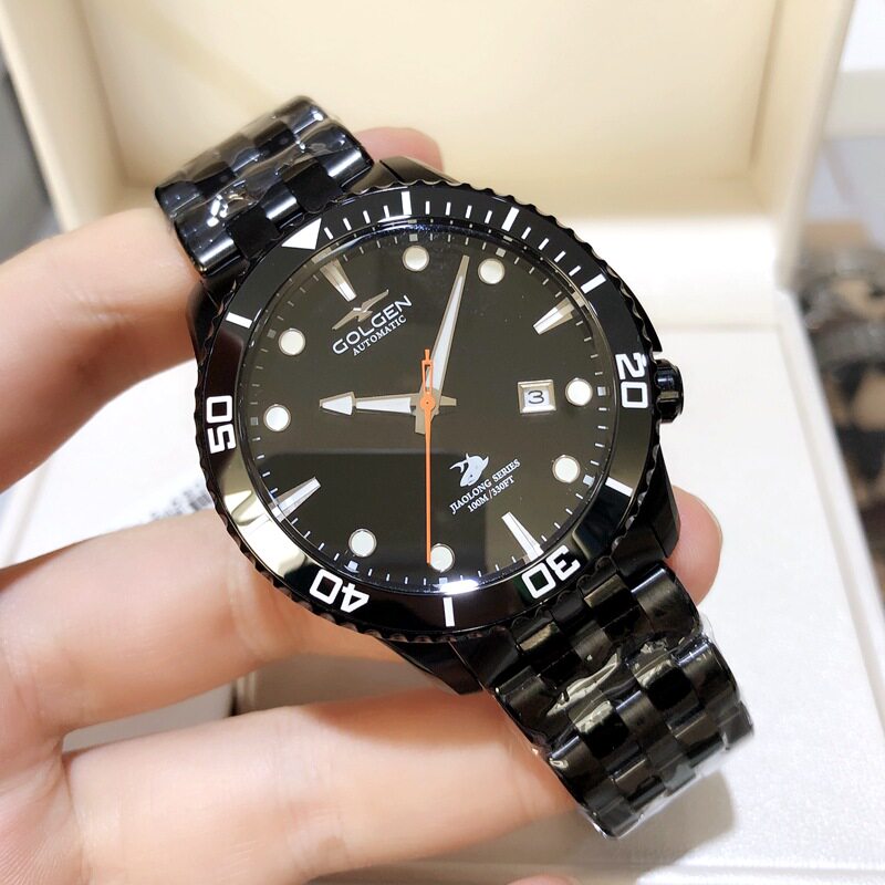 2020新款古尊蛟龙号手手表机械表表盘精钢夜光国产腕表