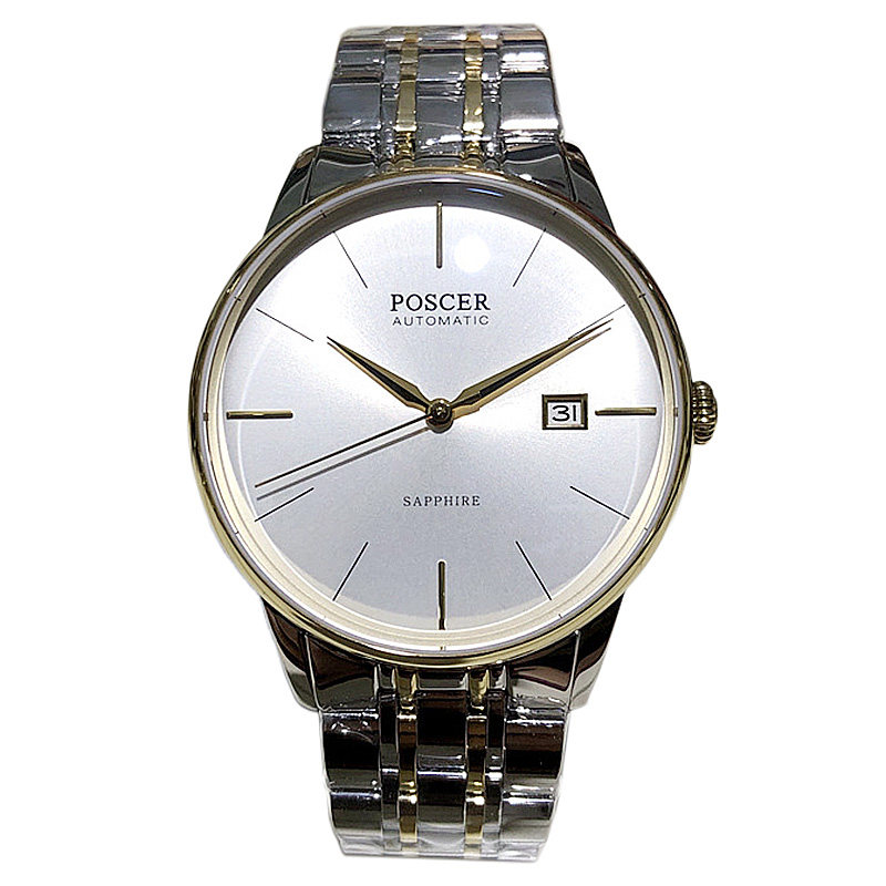 正品宝时捷新款手表男超薄透底机械男表全自动防水情侣表女简约