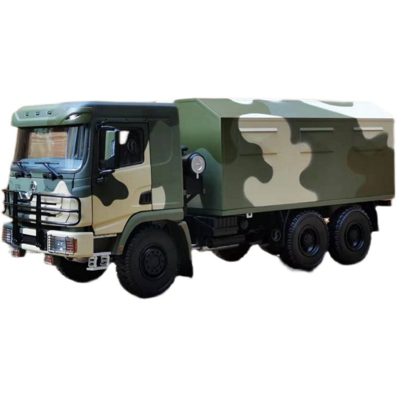 原厂陕汽军车德龙x3000东风5bdf-5b导弹运输车合金车