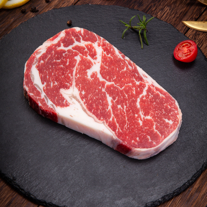 澳洲进口原切眼肉牛牛排250g安格格斯谷饲200天牛排
