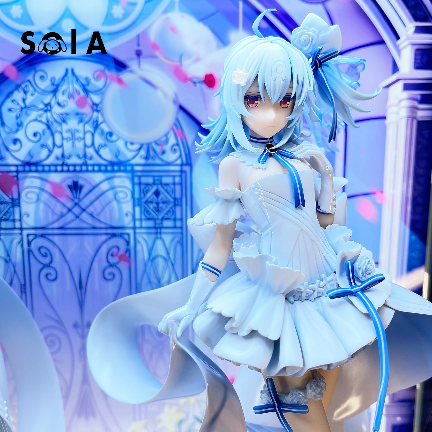 哔哩哔哩纪念bilibil展示手办2233之爱纯白十周年周年动漫水杯