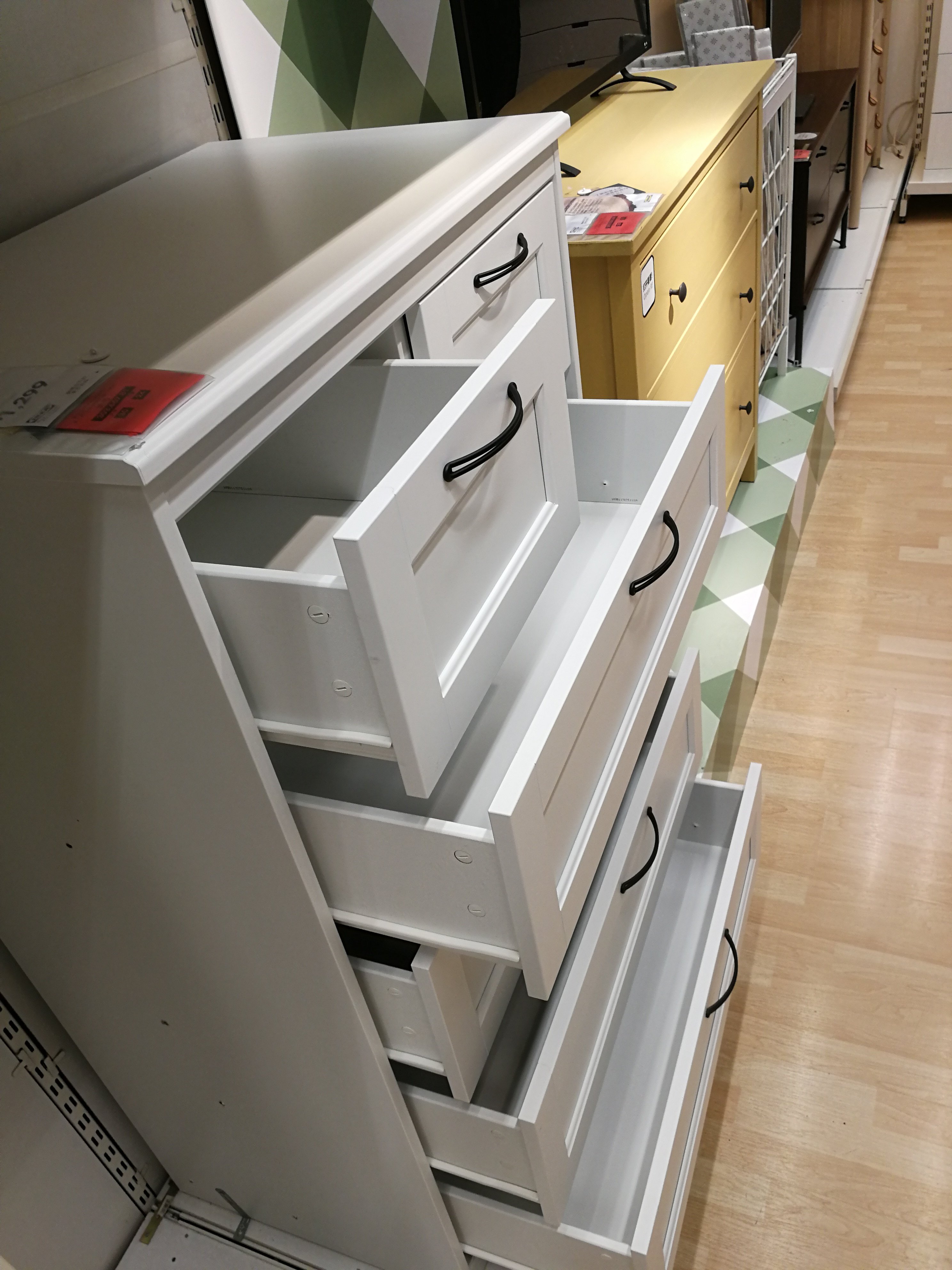 ikea无锡宜家国内代购松耶桑德屉柜收纳柜斗柜斗柜