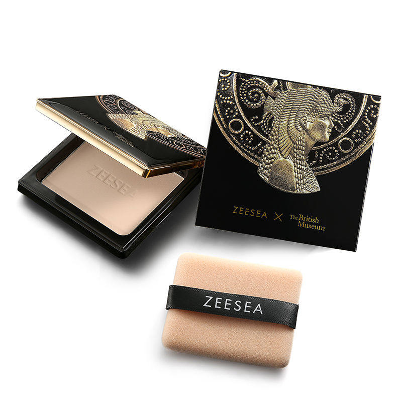 粉饼zeesea滋色埃及散粉定妆粉控持久遮瑕防水粉饼