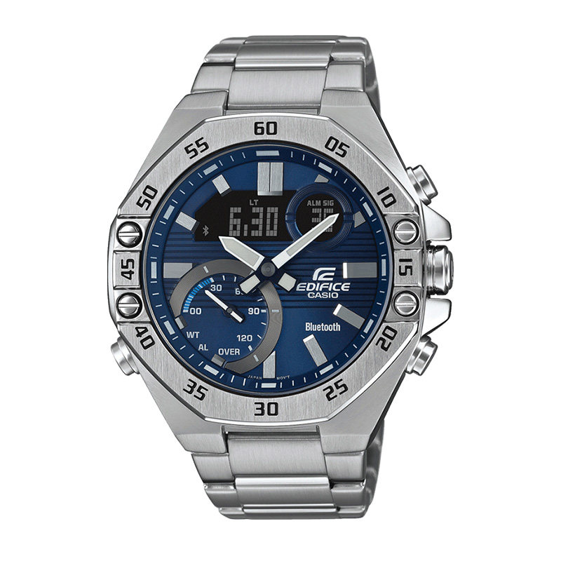 卡西欧手表男官网旗舰蓝牙商务指针表海神ecb10皇家橡树非机械