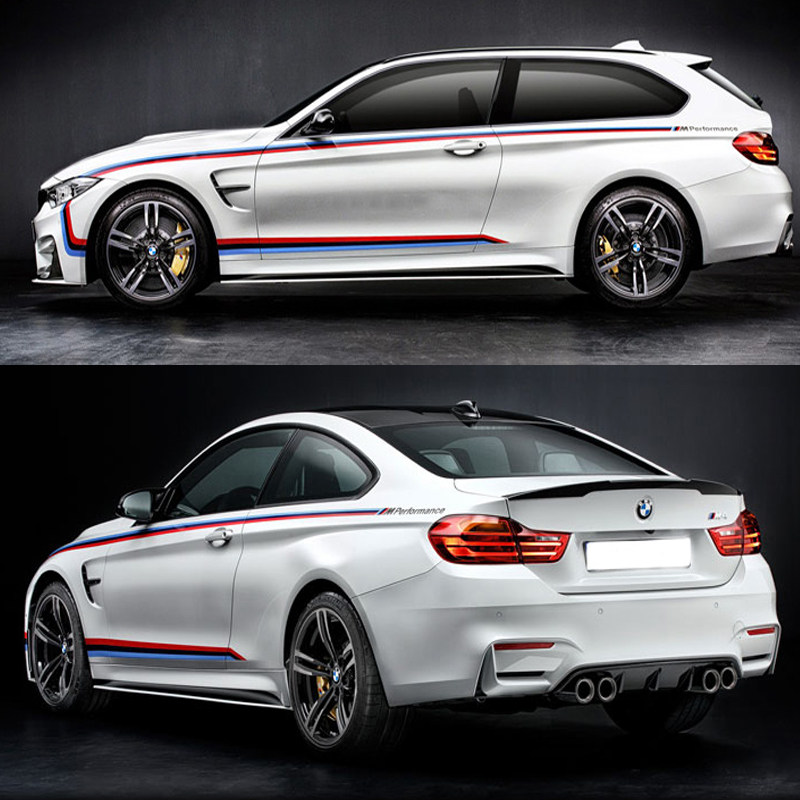 适用于宝马3系320li车贴拉花5系gt贴纸 x1x3x4x5x6改装车身腰线贴