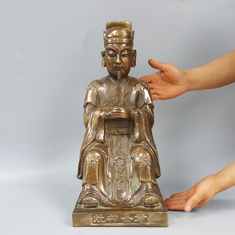 摆件王爷神像家用纯铜摆放礼品品包热销厨房摆件