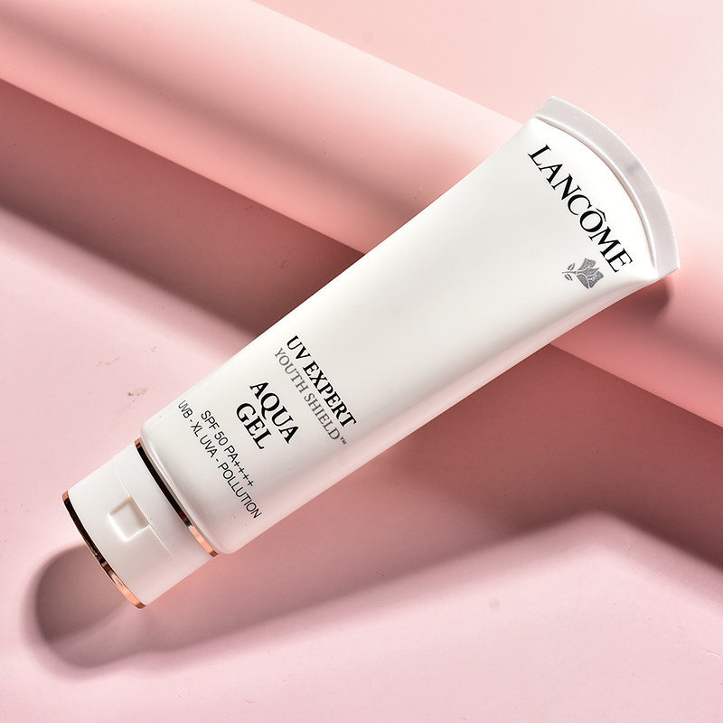 隔离lancome兰蔻防晒霜清爽50ml防护uv小白spf50防晒霜