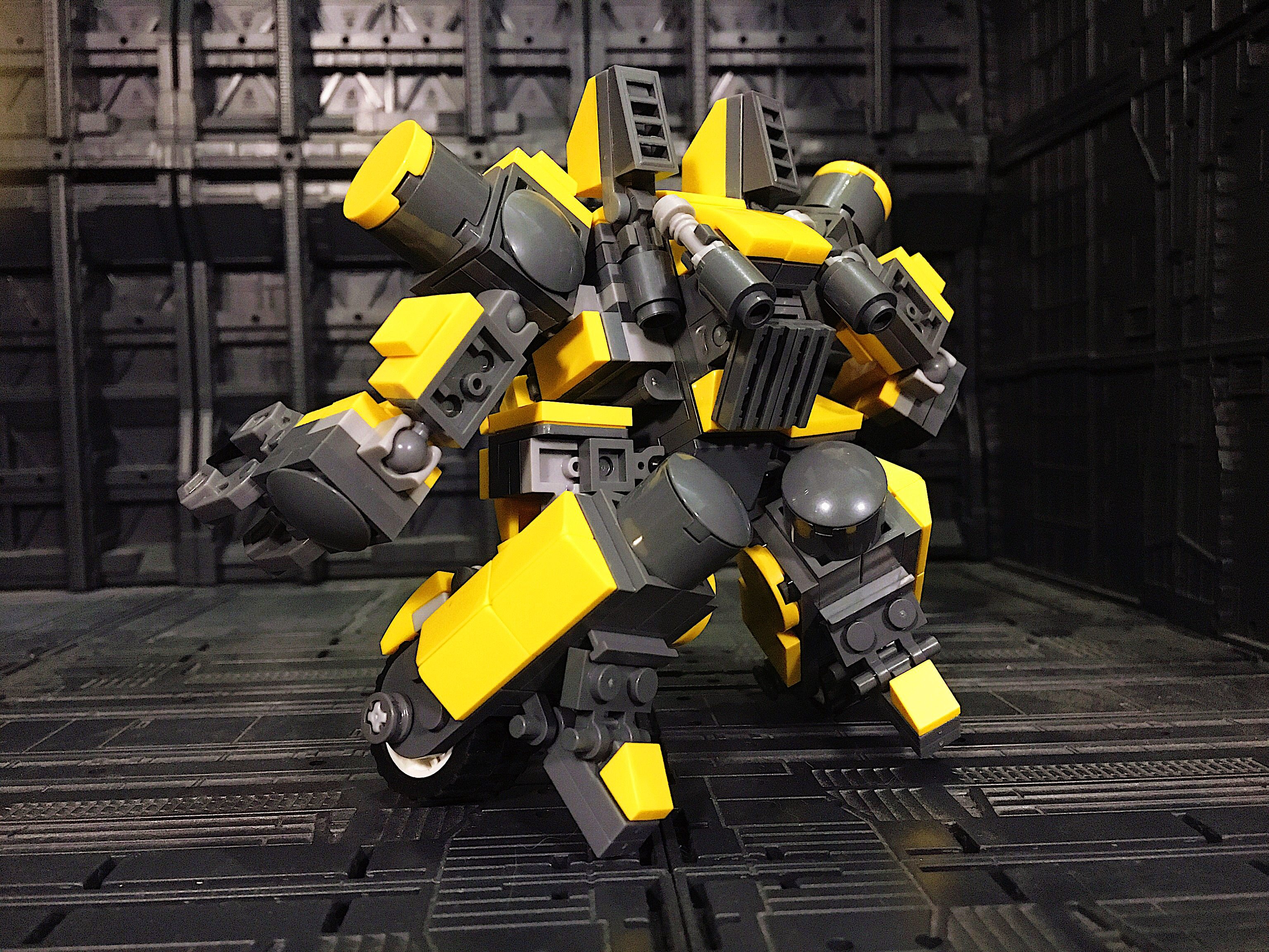 积木moc机甲20178月新品原创moccn工程其它玩具