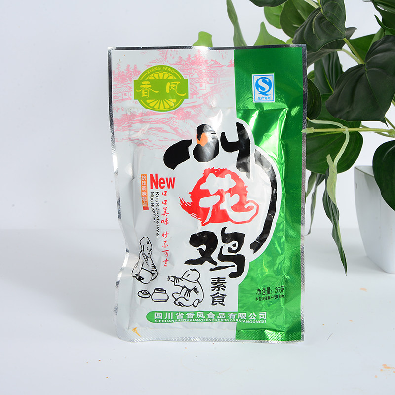 重庆四川特色休闲小吃零食辣条香凤 叫花鸡素食26克*10包优惠包邮