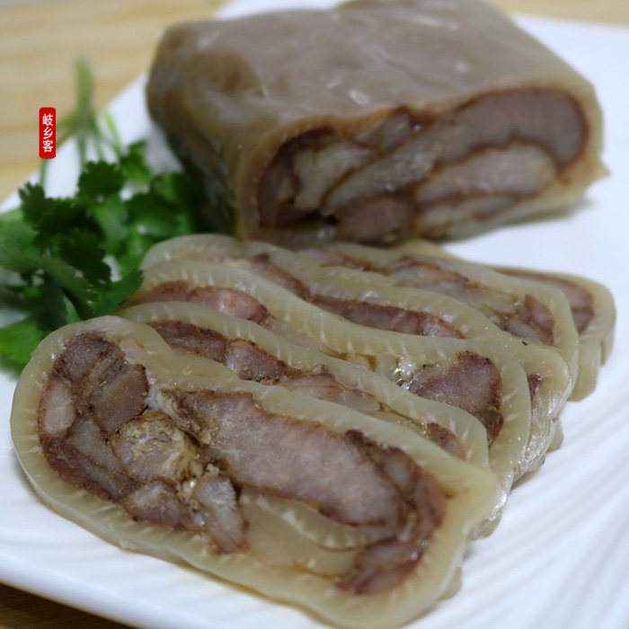 【拍3袋包邮】陕西宝鸡岐山肘子200g,北星楼凉菜拼盘肘花猪蹄髈五