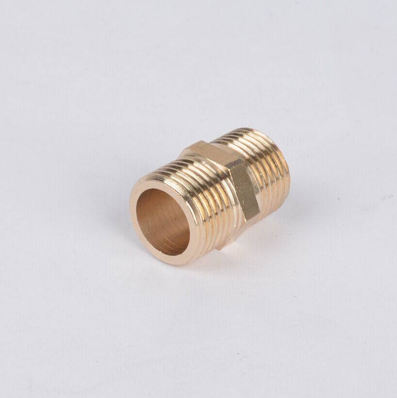 4分6分1寸铜不锈钢外丝直接对丝短丝对接进水管接头管件五金配件