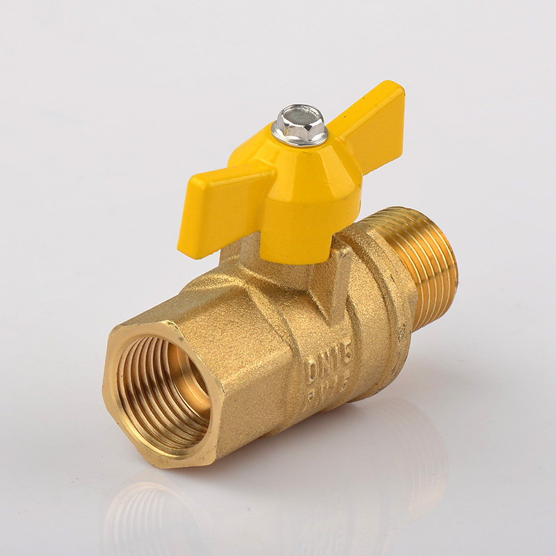 全铜球芯燃气阀门煤气阀天然气内丝外丝阀门热水器用球阀4分dn15