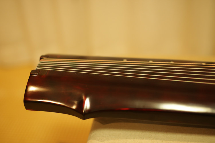 古琴金扬收藏推光朱砂竹节演奏级纯手工斫制古琴