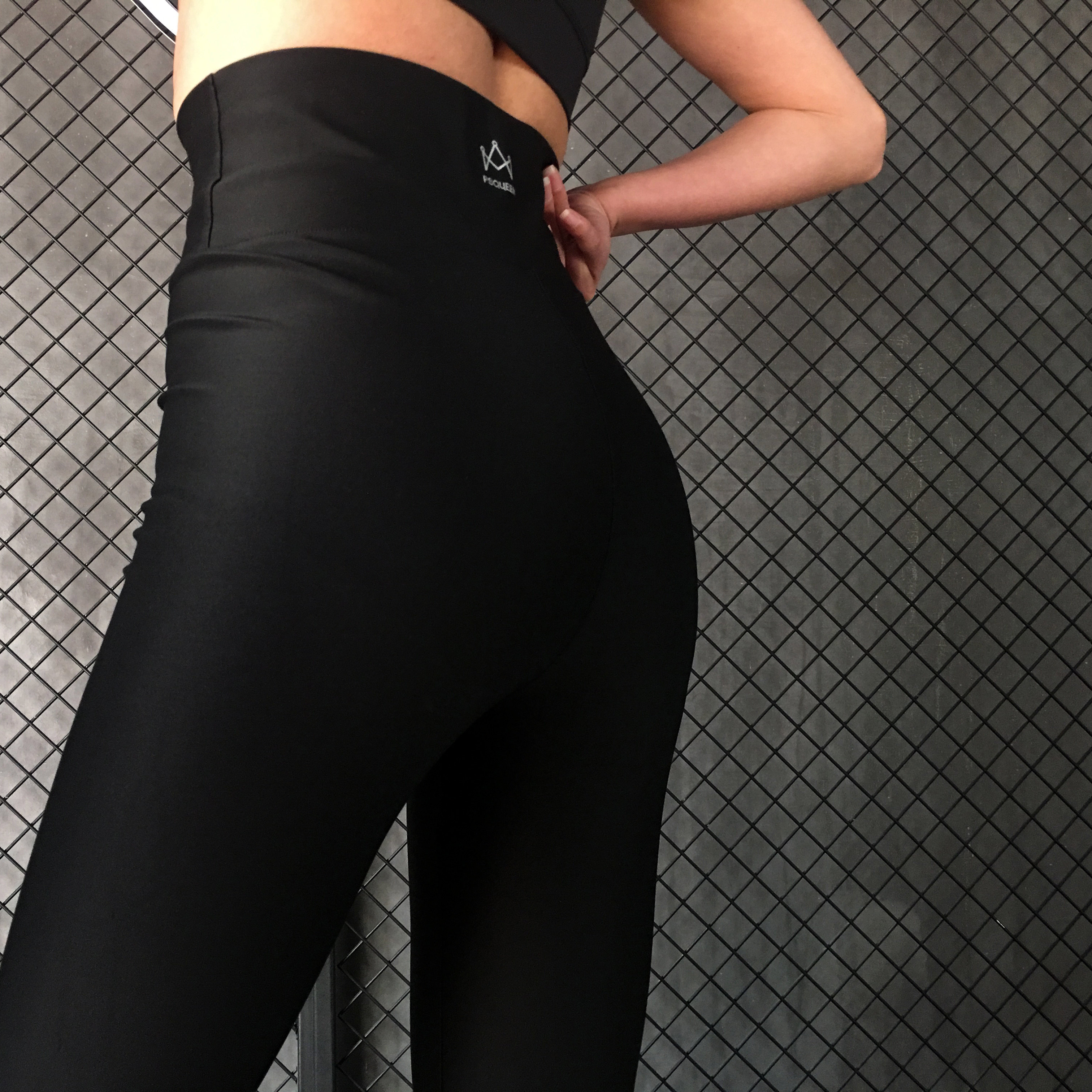 psqueen暴汗裤 瘦腿裤健身裤 跑步运动服发汗裤 高腰运动爆汗裤女