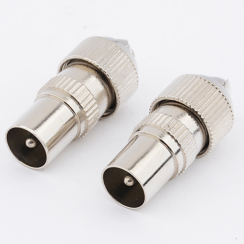 有线电视自制线头视频射频插头节头rfrf头