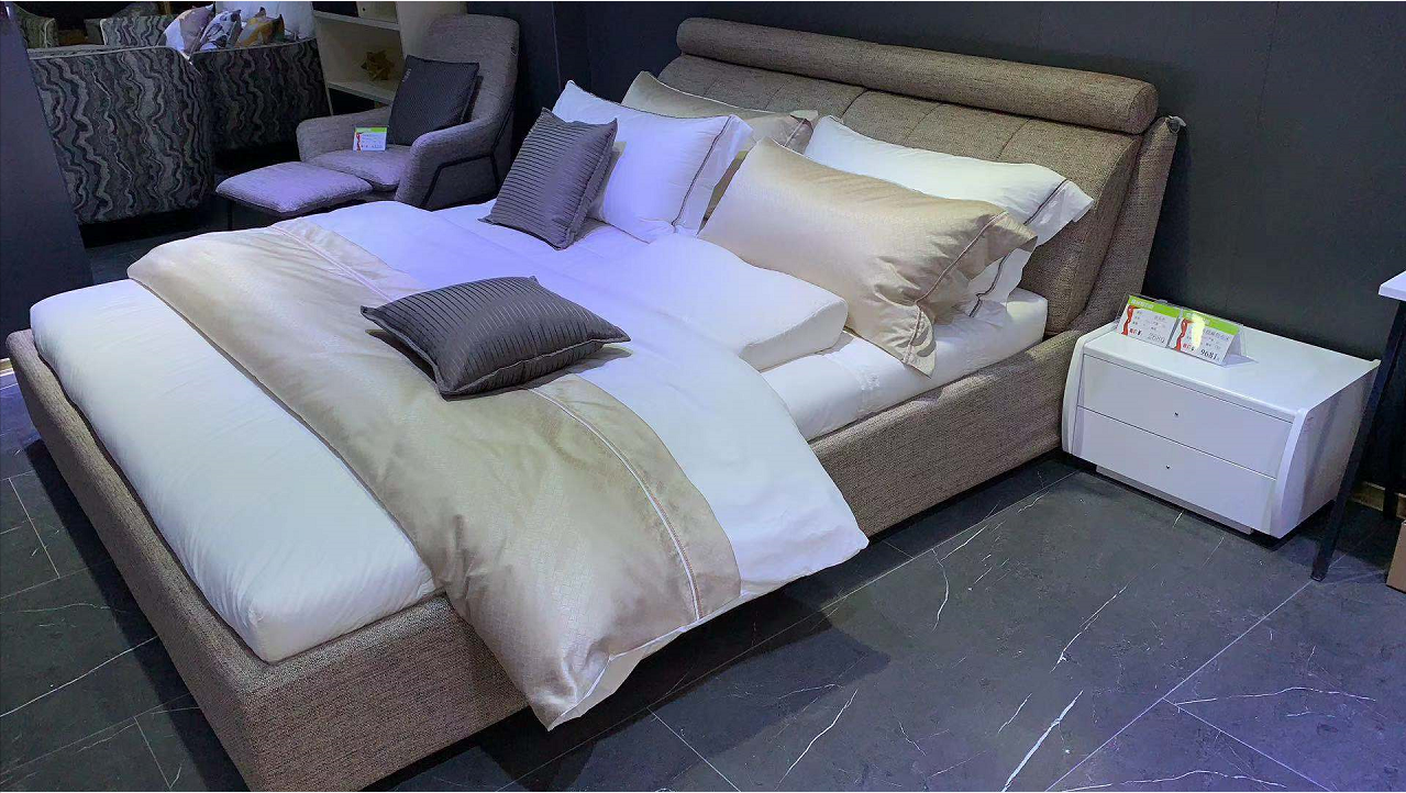 cbd家具女皇系列6036白金bs6036云杉实木双人床实木床