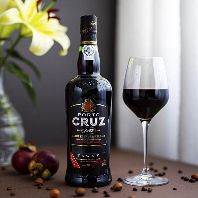 葡萄牙波特科鲁斯茶色宝石porto加强型葡萄酒cruz微醺加强葡萄酒
