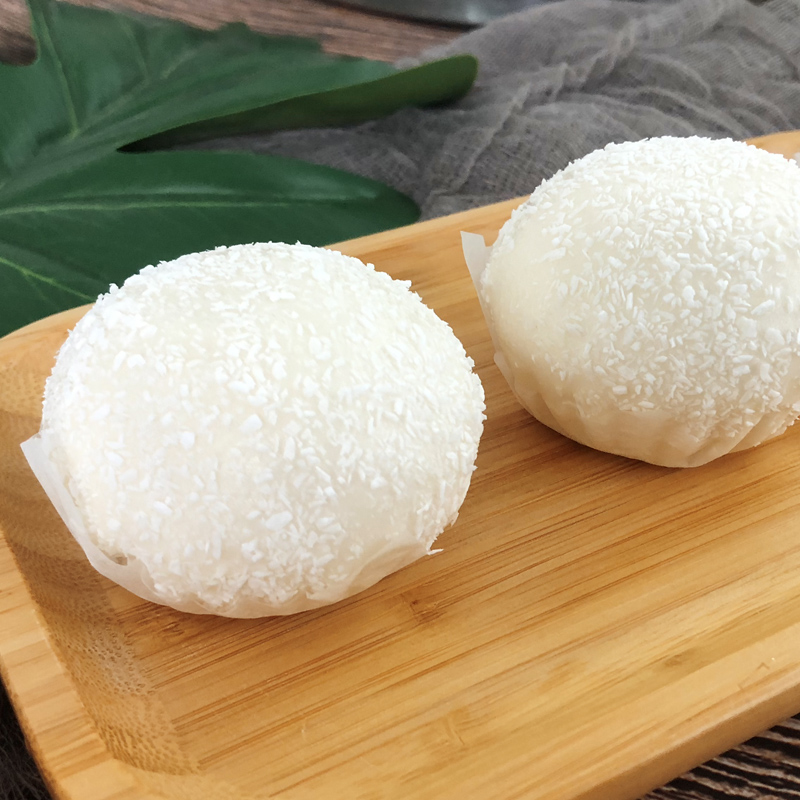 椰子包广东茶楼早茶点心半成品速冻包子飘雪椰蓉包早餐早点包点