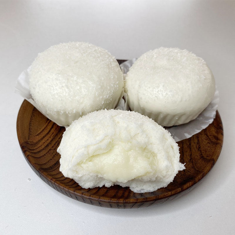 椰子速冻早点早餐蓉包雪椰飘雪包子半成品包广东包点