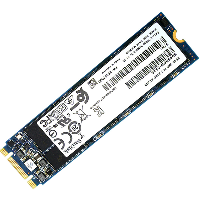 闪迪sandiskx600系列128g256g512gm22280固态固态硬盘