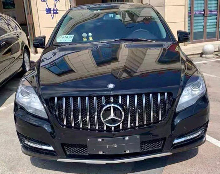 专用用于0617款奔驰r300r320r350r400r500改装gtr竖条中网中网