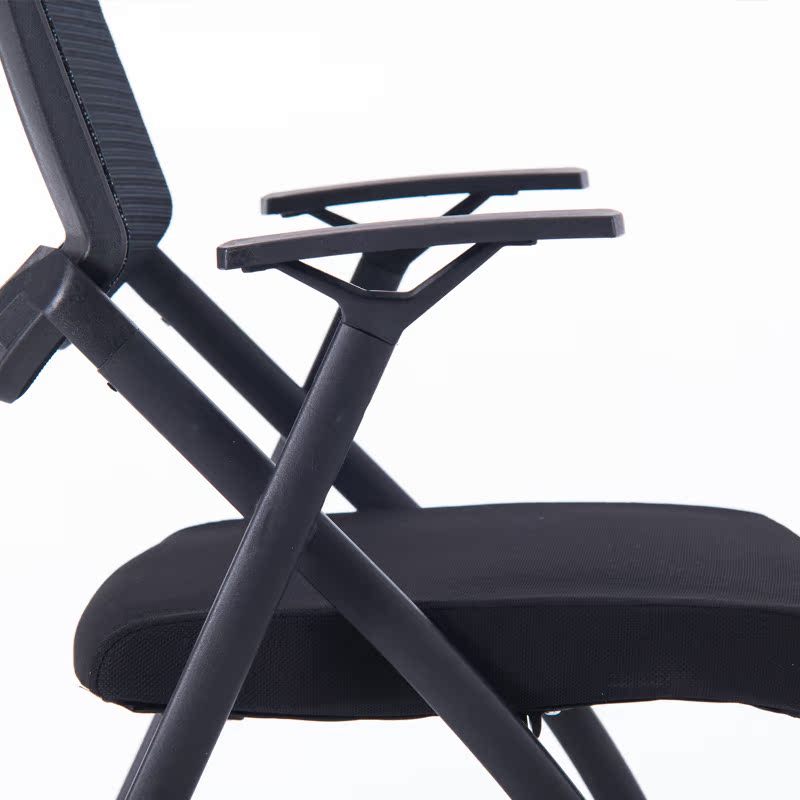 高档办公椅时尚网布椅会议椅折叠 职员椅子堆叠塑胶电脑 会议椅