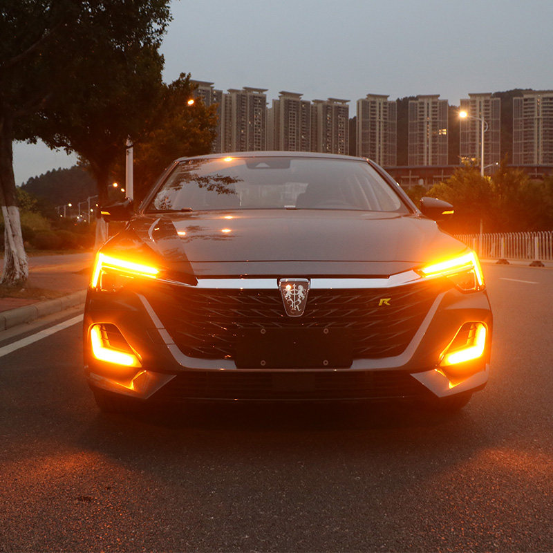 改装适用于全新荣威i6max日行灯前雾灯ei6max流光车内灯