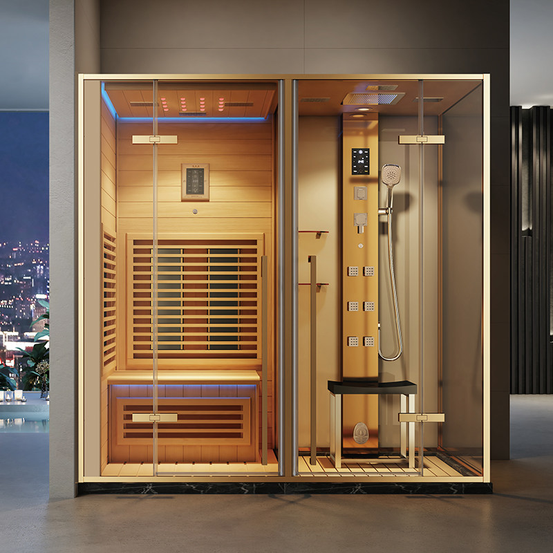 干湿尚雷仕淋浴房整体家用一体桑拿蒸汽房洗澡澡房整体淋浴房