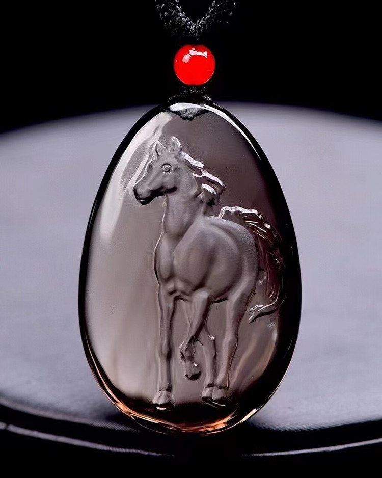 天然马吊男女挂件项链小马坠马茶水生肖马生肖颈饰