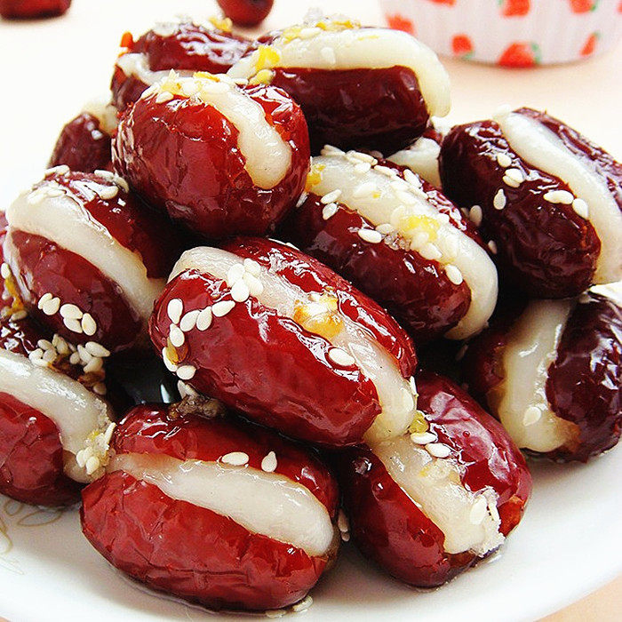 糯米红枣点心小吃心思源开口笑400g