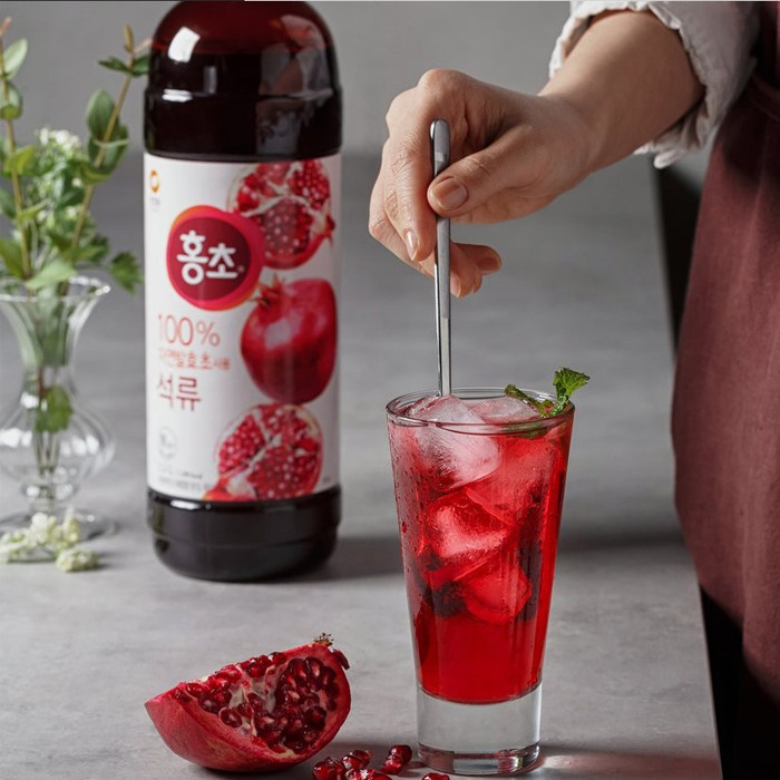 韩国清净园红醋原装进口网红浓缩石榴味果醋无脂肪浓缩果蔬汁