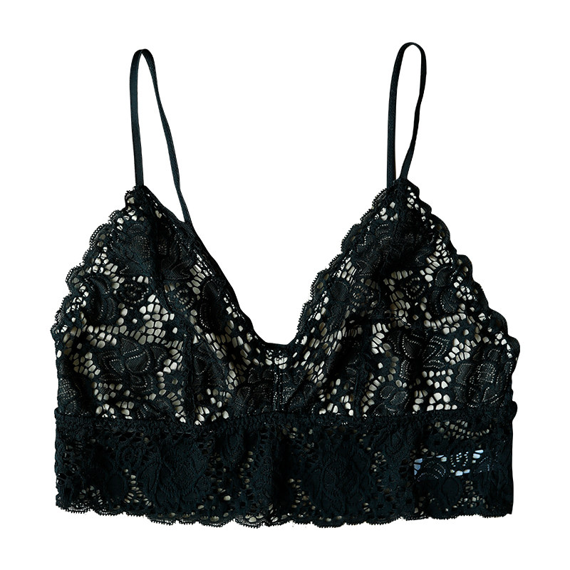 超仙bralette法式内衣小胸蕾丝薄款少女文胸春夏文胸