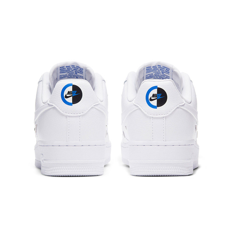 nike耐克女鞋空军一号airforceaf1四勾白蓝板ct1990-100运动休闲鞋