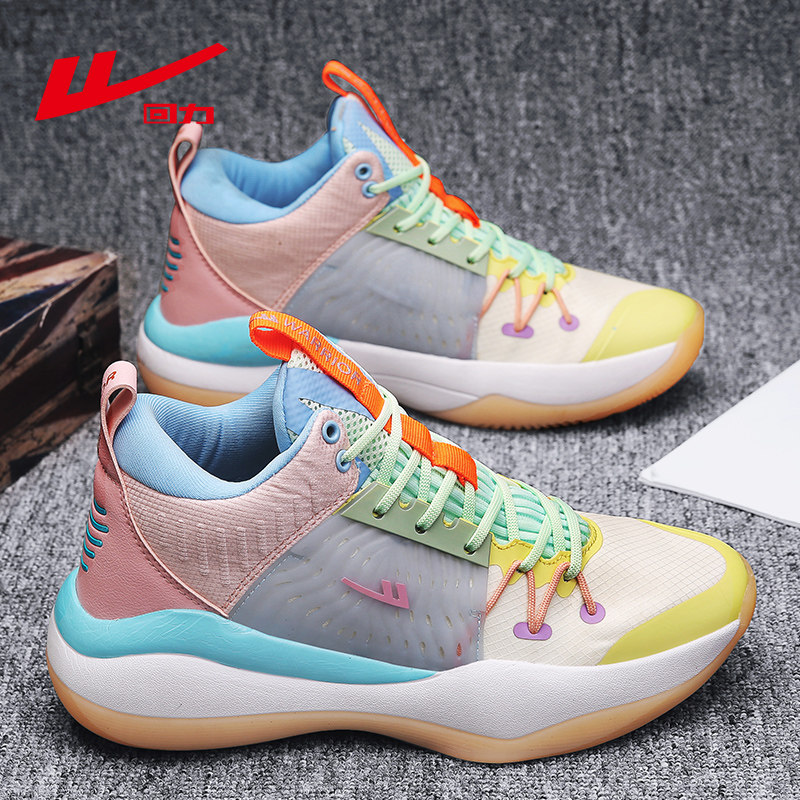 回力男鞋篮板王篮球鞋国产运动鞋品牌龚俊同款爆改桃子熟了运动鞋