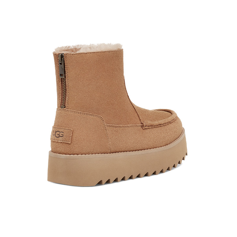 ugg2021秋冬新款女士经典靴后跟拉链厚底休闲短靴雪地靴1122514