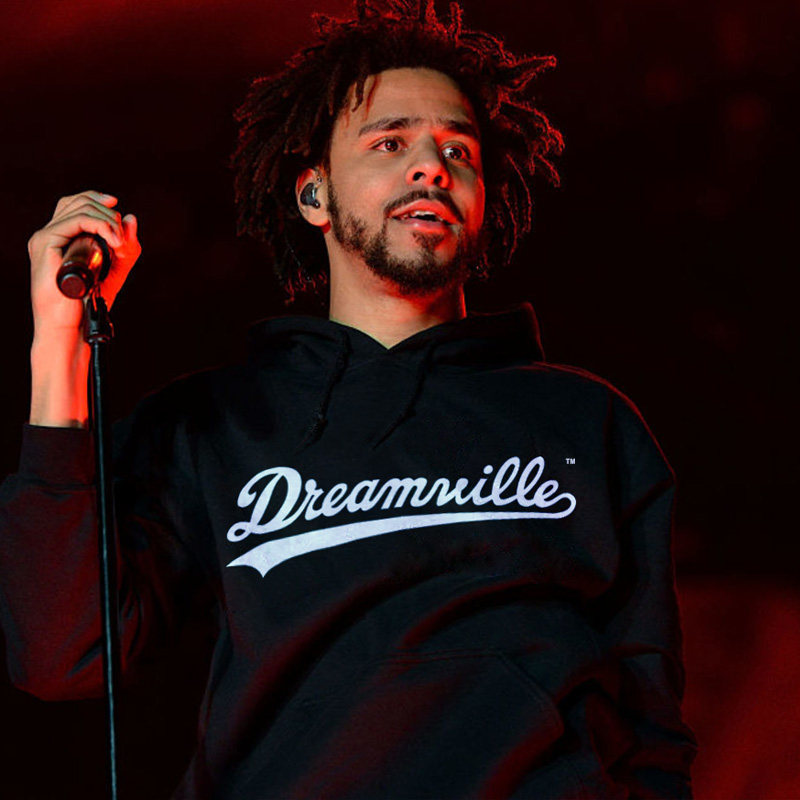 jcole说唱同款dreamville连帽卫衣男女科尔宽松复古卫衣