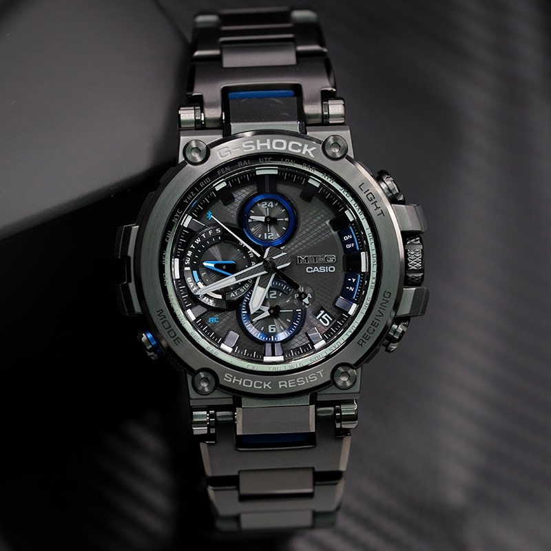 卡西欧钢铁之心蓝宝石光能蓝牙电波手表运动防水日韩腕表