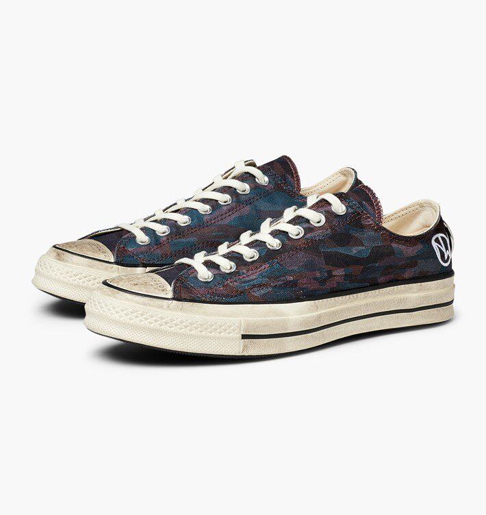 undercoverconverse匡威高桥联名迷彩做旧拉链帆布布鞋帆布鞋