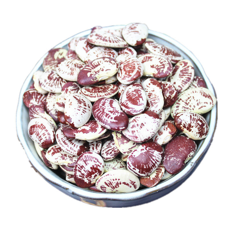 大肾豆花豆500g 云南农家自产荷包豆斑马豆 状元豆 豆类杂粮粗粮 - 兰