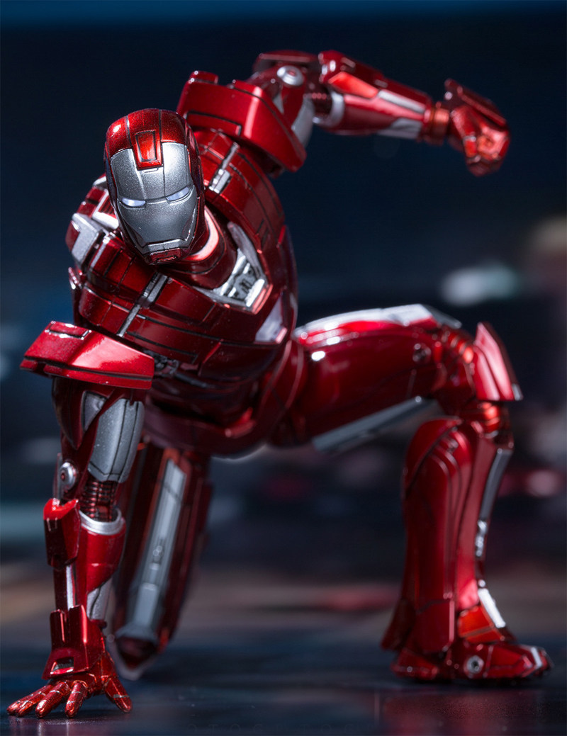 comicave 1/12超合金属钢铁侠mk33 mk30百夫长 漫威模型兵人手办