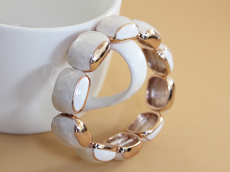 威妮华欧美大牌夸张时尚尚天然贝壳手环2019新款手镯