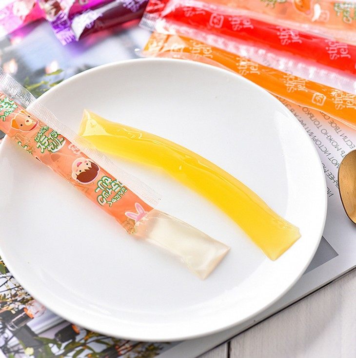 吸吸3袋条满果冻葡萄水果条形5种混合理本果冻