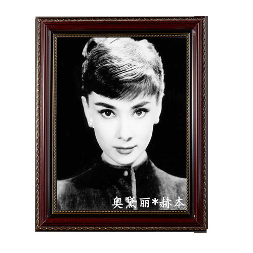 实木老人相框遗像像框a4摆台12寸定制a3相框